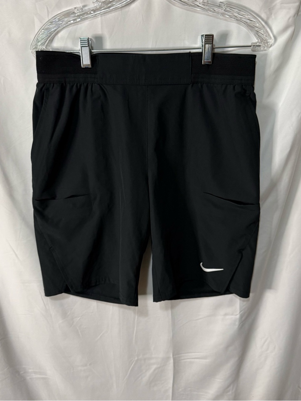 Nike Men’s Black Athletic Training Shorts Tennis Golf